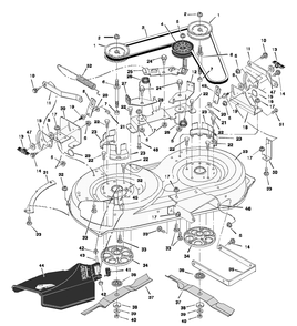 Part Location Diagram of 94681E701 Murray Bracket, Support